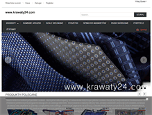 Tablet Screenshot of krawaty24.com
